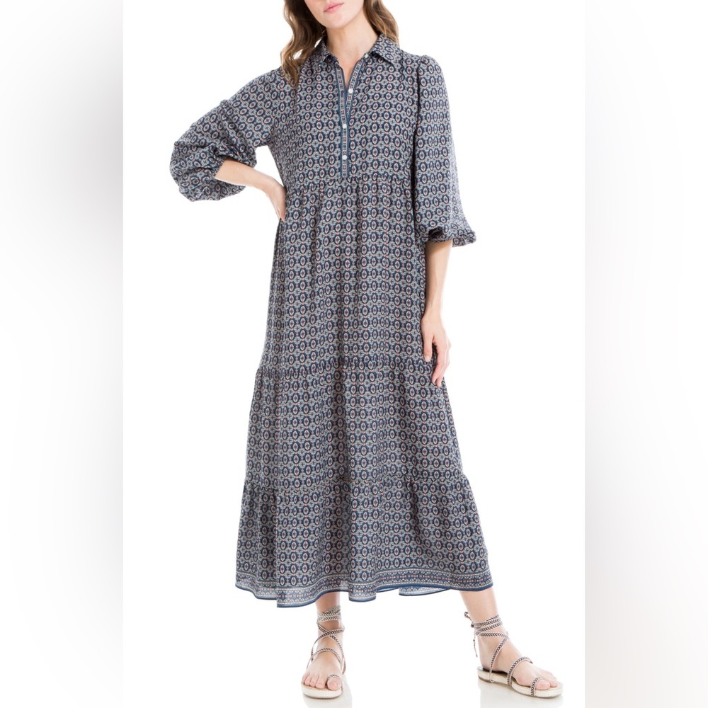 PRICE DROP: Max Studio Crepe Tiered Maxi Dress